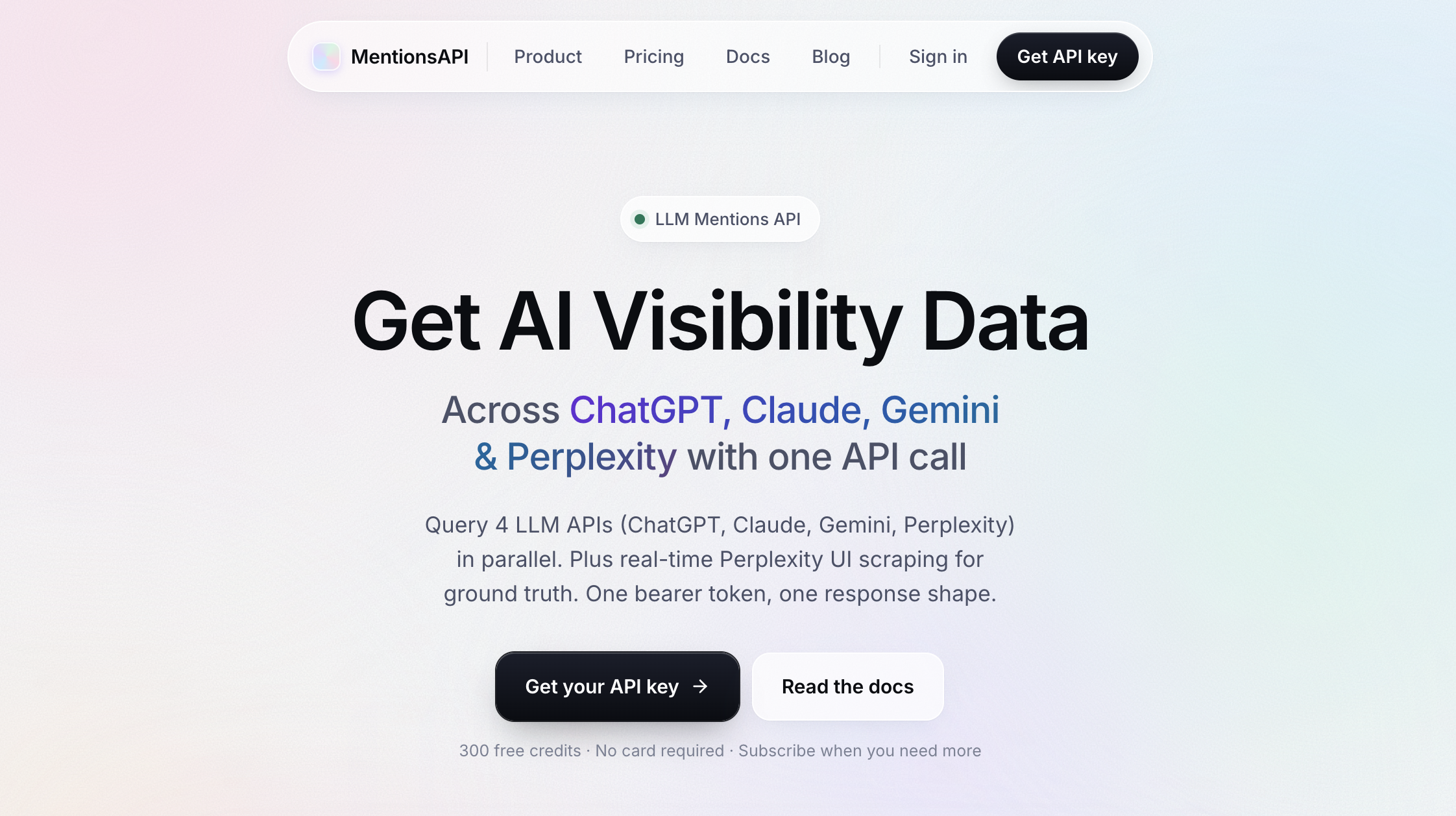 MentionsAPI screenshot
