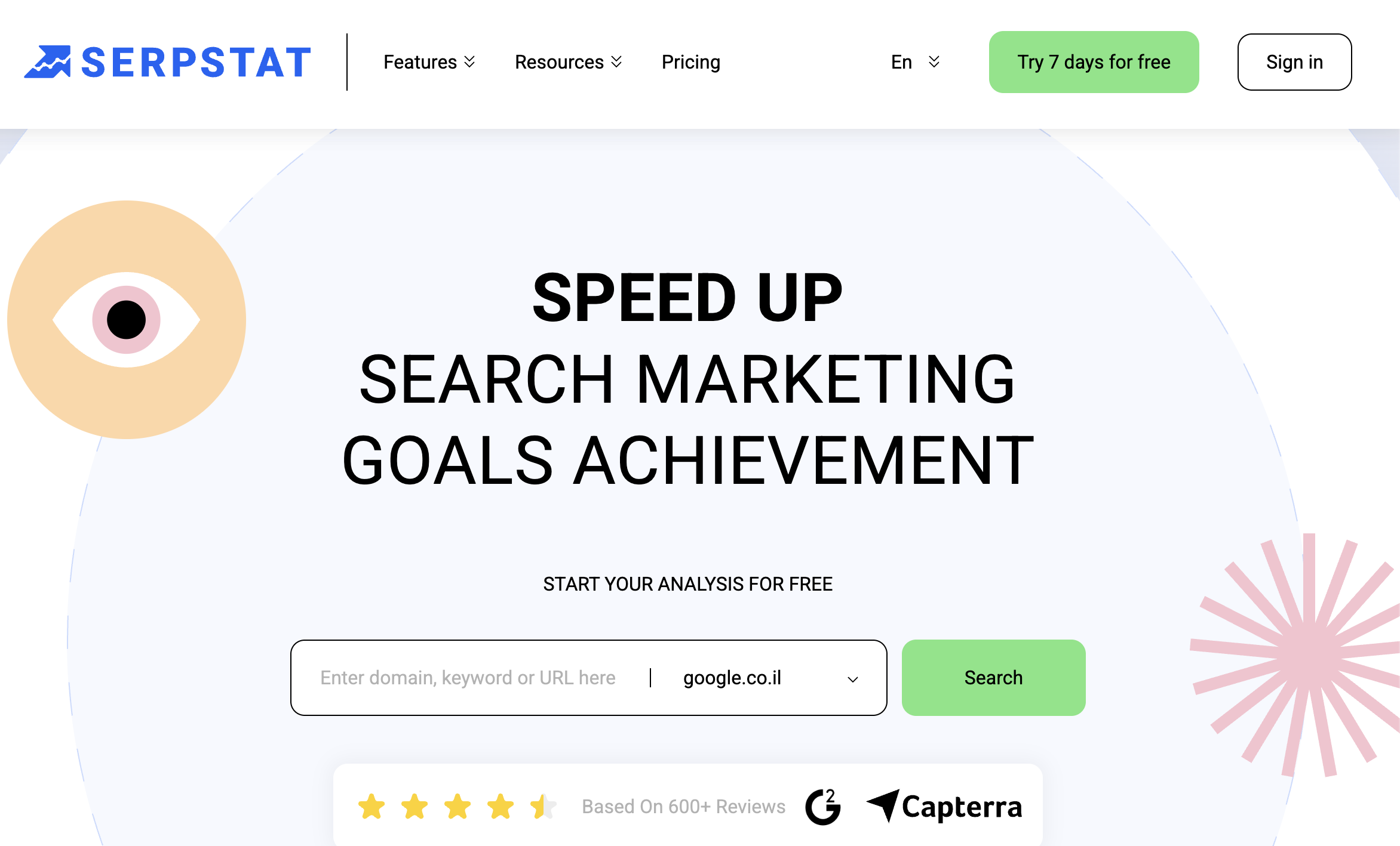 Serpstat screenshot